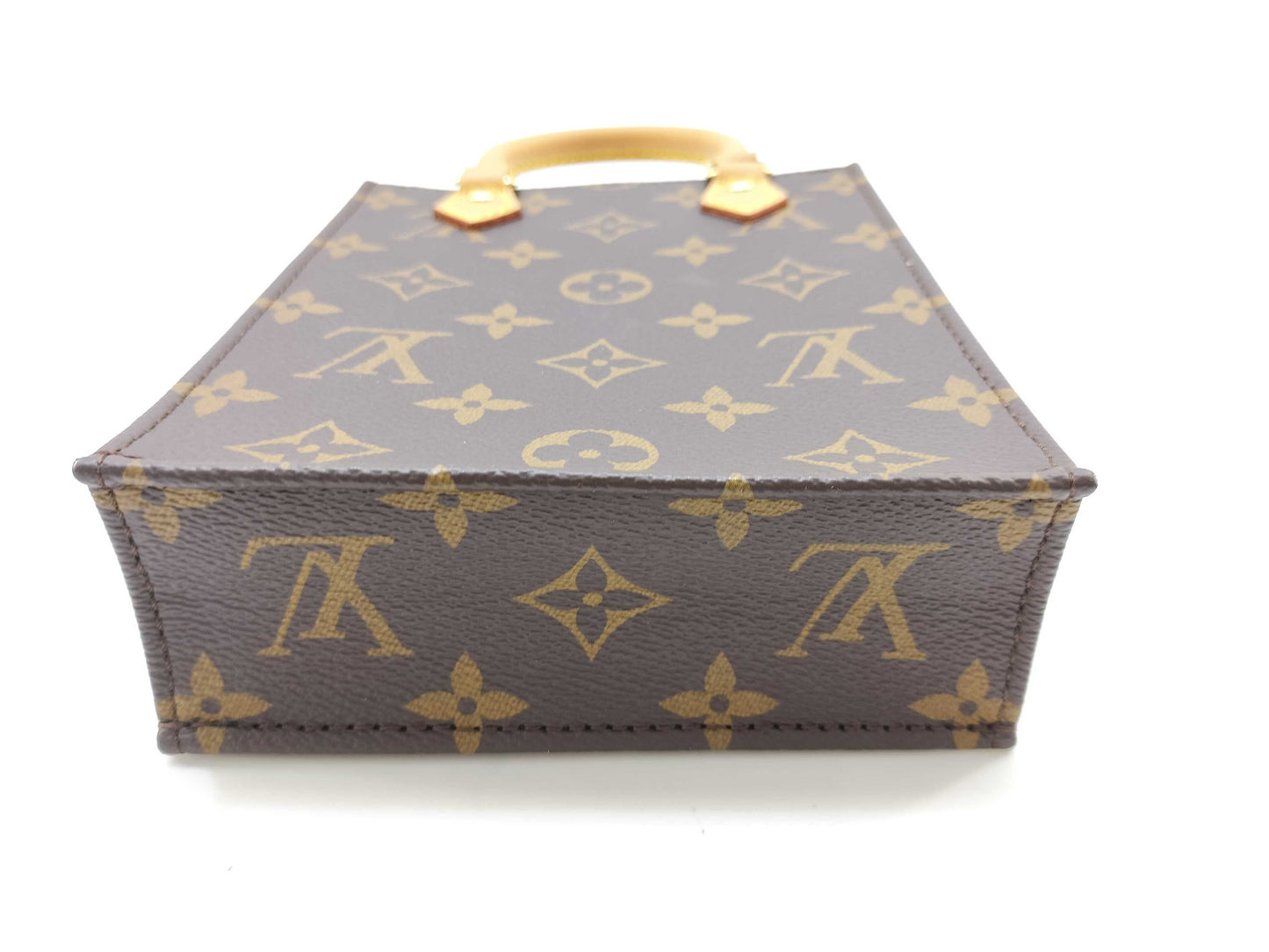 LOUIS VUITTON Monogram Petite Sac Plat M81295 Handbag
