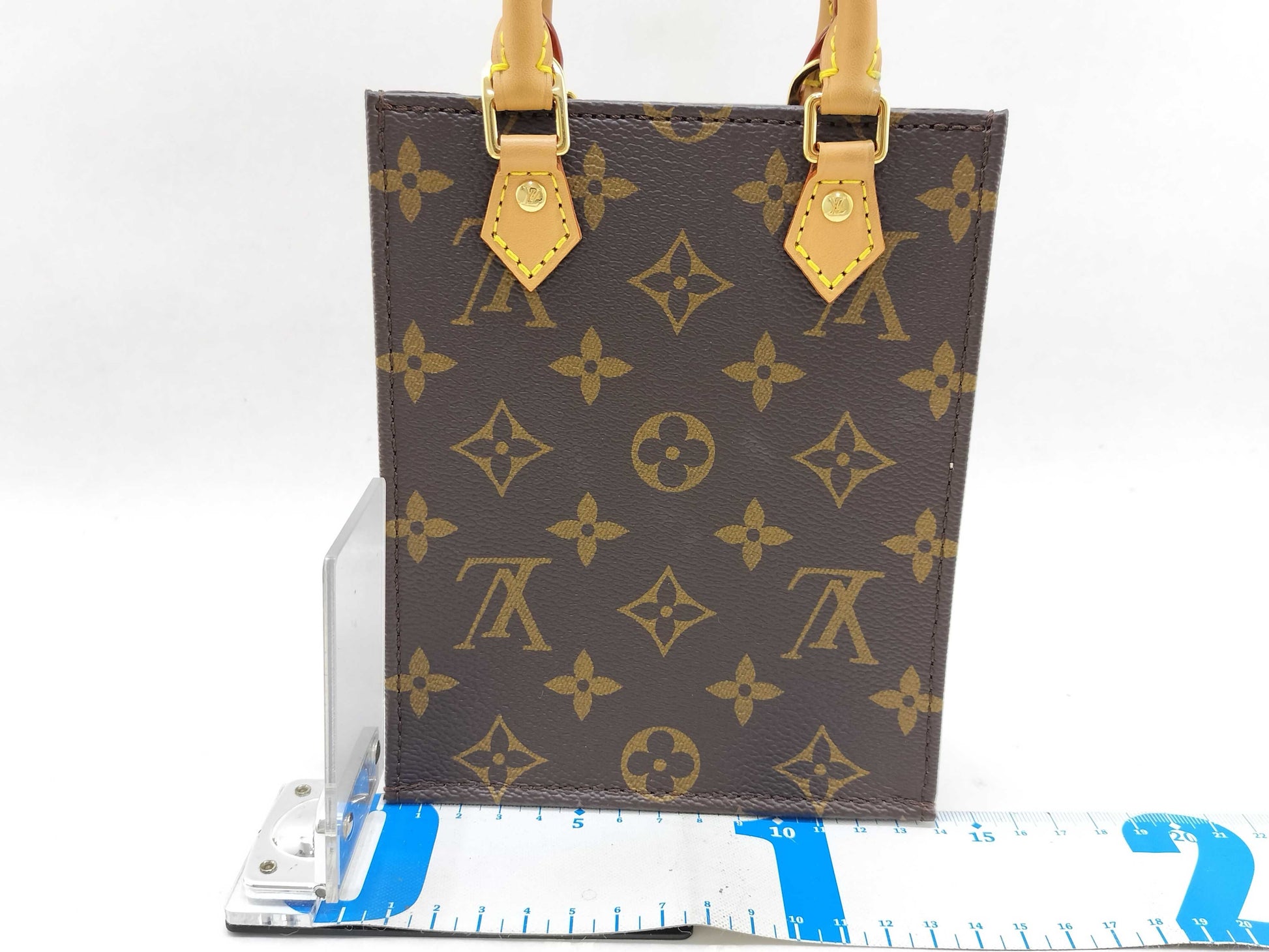 LOUIS VUITTON Monogram Petite Sac Plat M81295 Handbag