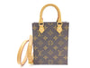 LOUIS VUITTON Monogram Petite Sac Plat M81295 Handbag
