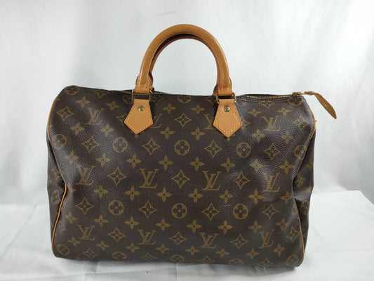 LOUIS VUITTON Monogram Speedy 35 M41524/VI874 Handbag