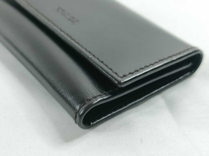 PRADA Prada Black Leather Key Case with Box and Certificate of Authenticity