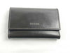 PRADA Prada Black Leather Key Case with Box and Certificate of Authenticity