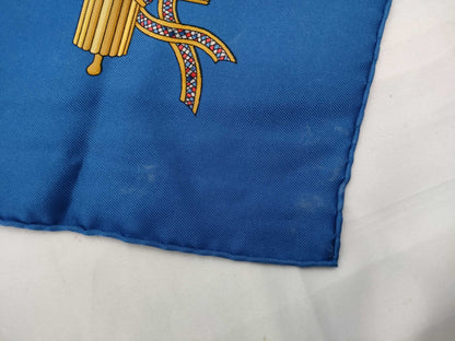 HERMES Carré 90 1789 LIBERTE EGALITE FRATERNITE REPUBLIQUE FRANCAISE Silk Scarf in Blue and Red, Commemorating the French Revolution