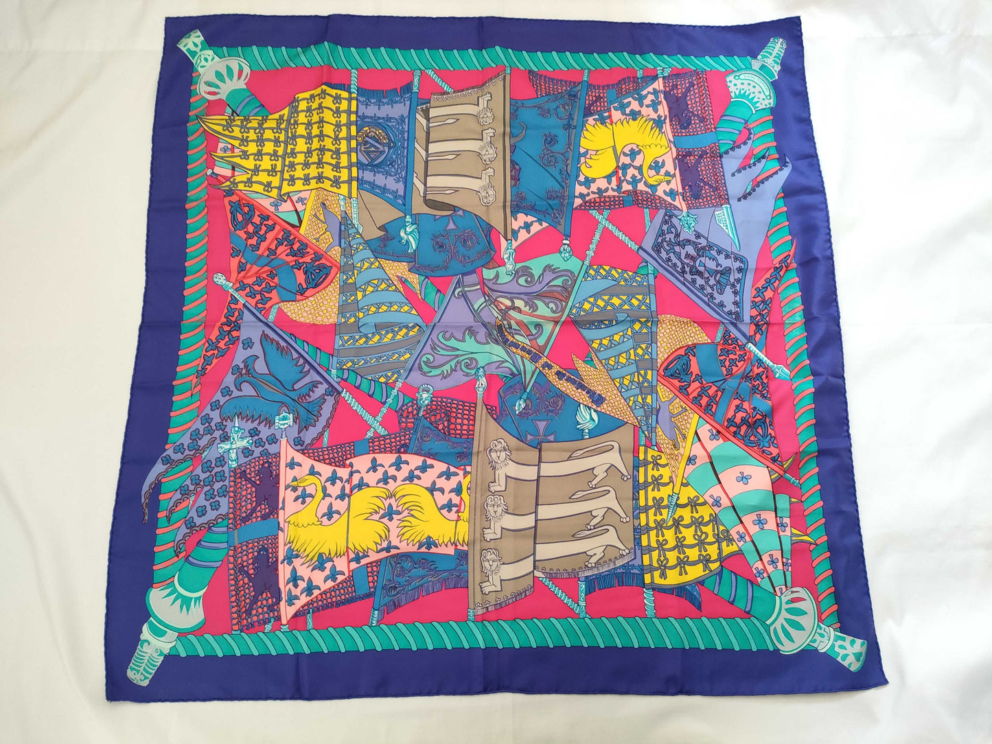 HERMES Carre Hermes Scarf Carre Ete Standards et Bonnieres Flag No Tag Other Accessories