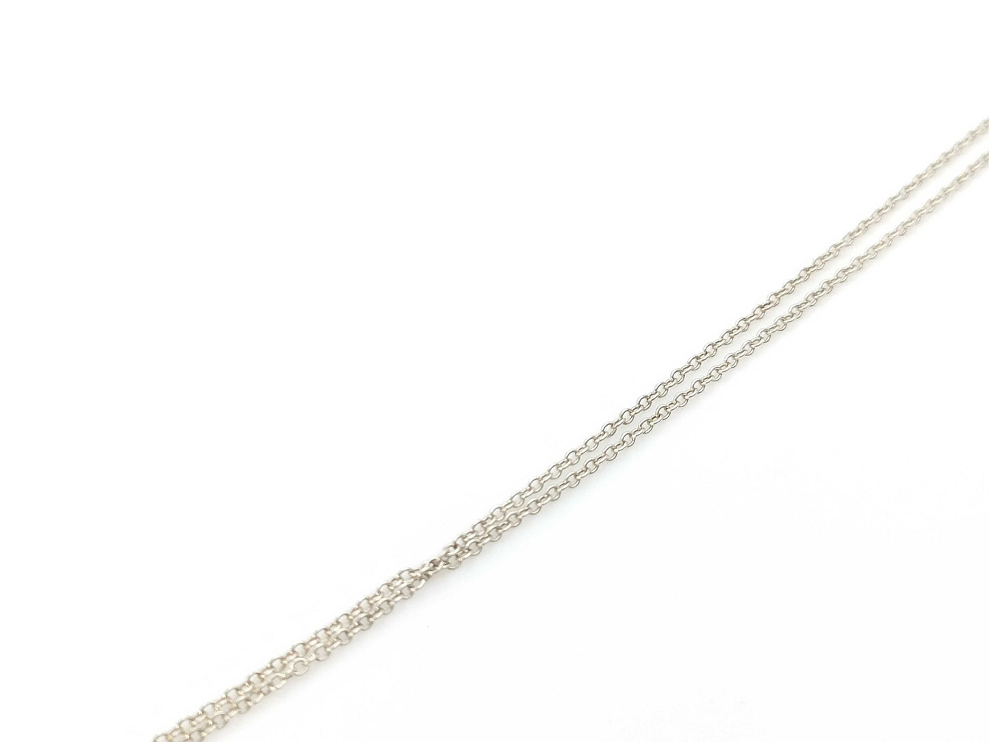 Tiffany & Co. Open Heart 5PD 925 3.2g Necklace 