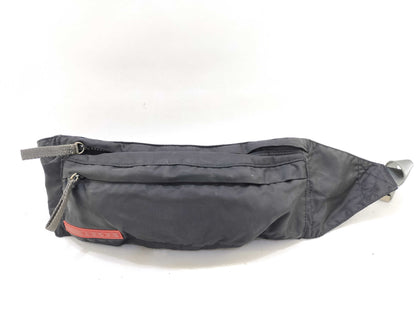 PRADA Sport Prada Waist Body Bag Black Shoulder Bag