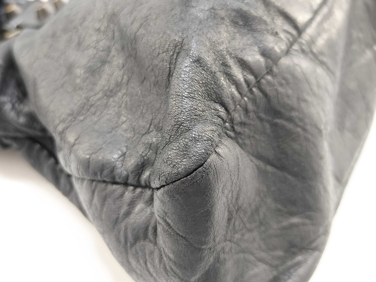 BALENCIAGA The City Hand Shoulder Bag in Black