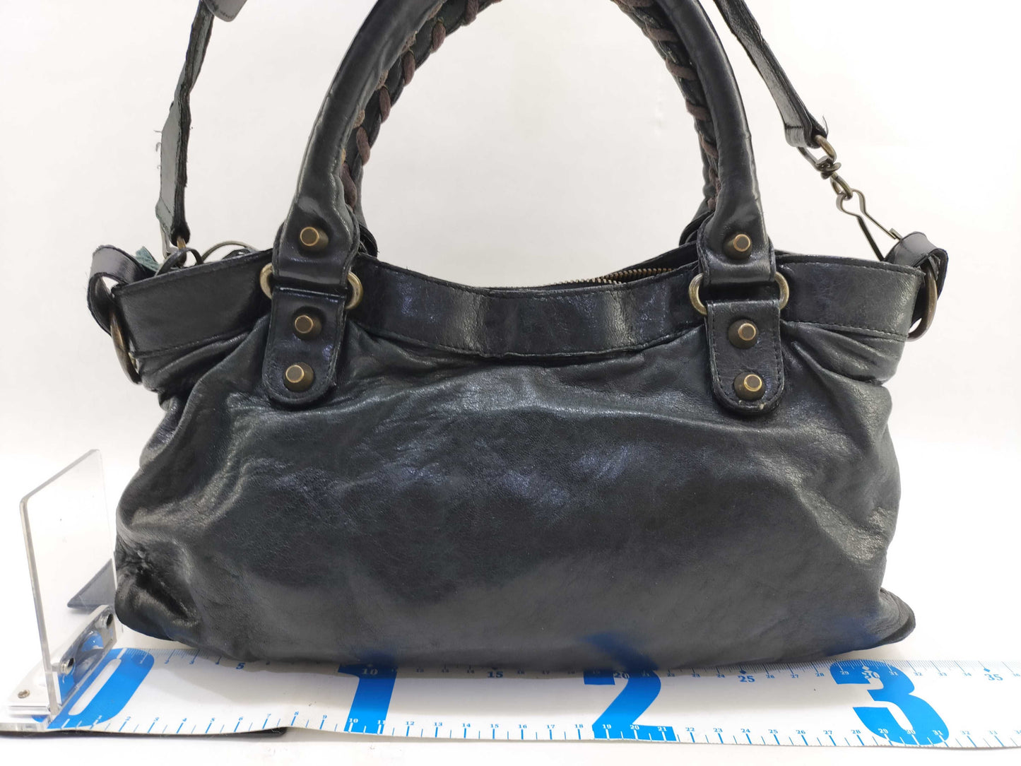 BALENCIAGA The City Hand Shoulder Bag in Black