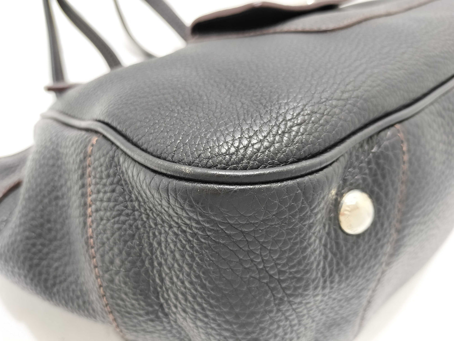 PRADA Vitello Tote Bag, Black