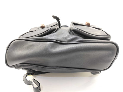 GUCCI Bamboo Backpack Black Rucksack