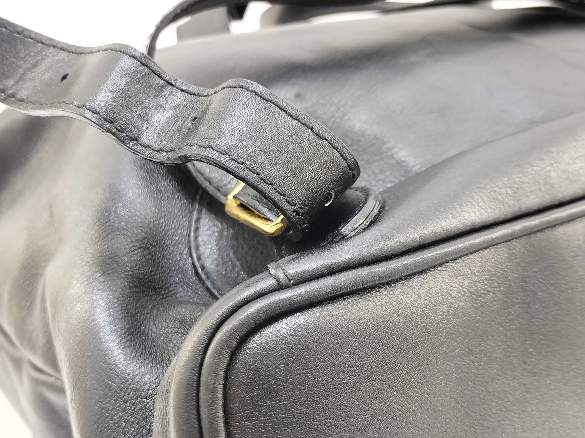 GUCCI Bamboo Backpack Black Rucksack