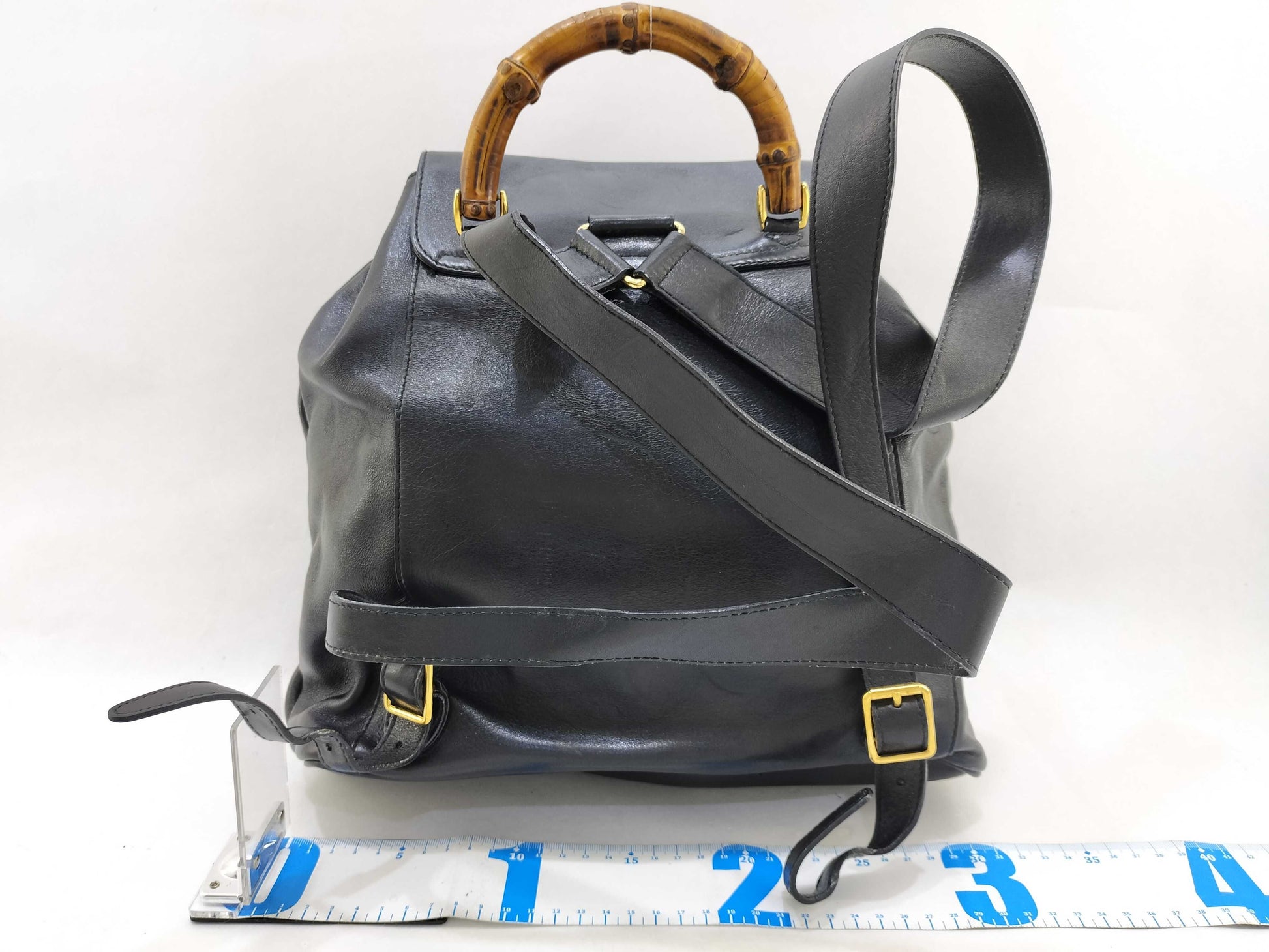 GUCCI Bamboo Backpack Black Rucksack