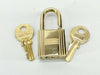 HERMES Cadena x 2 Key Set Gold Other Accessories