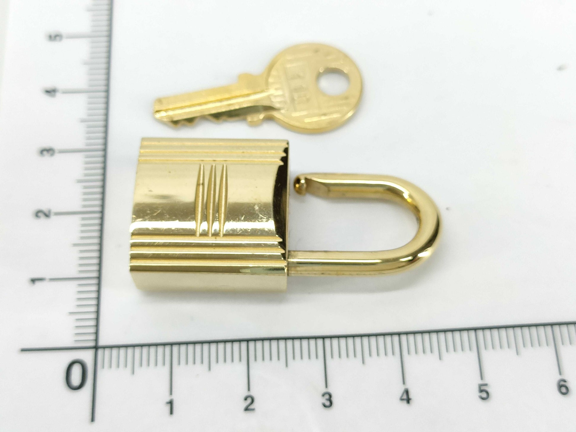 HERMES Cadena x 2 Key Set Gold Other Accessories