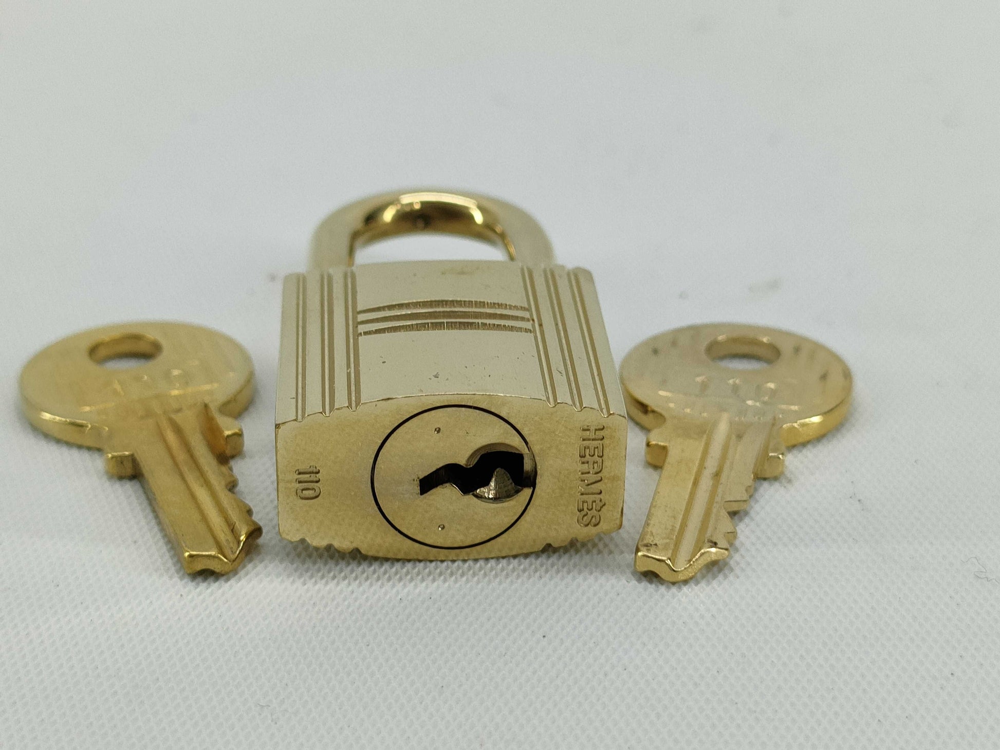 HERMES Cadena x 2 Key Set Gold Other Accessories