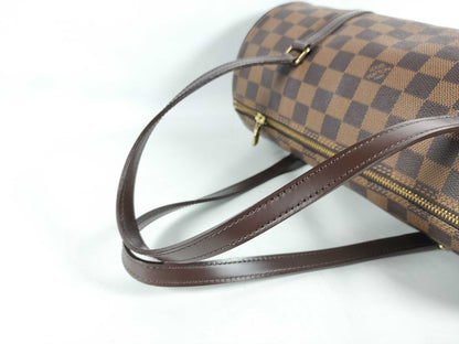 LOUIS VUITTON Damier Papillon 30 Shoulder Bag N51303 with Pouch