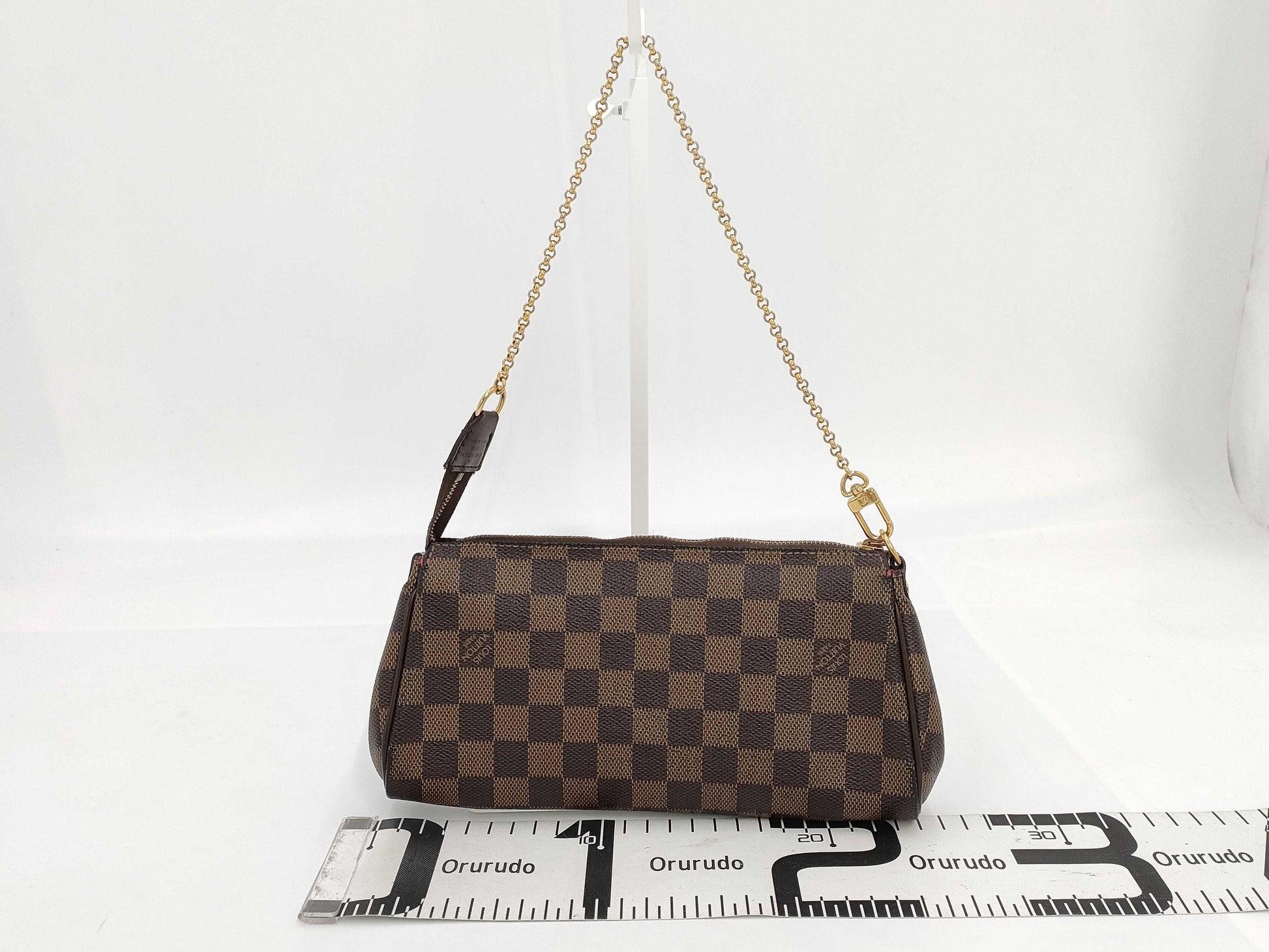 LOUIS VUITTON Louis Vuitton Damier Ebene Eva Shoulder Bag