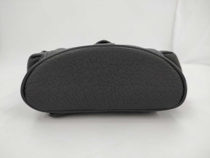 LOUIS VUITTON Louis Vuitton Taurillon Monogram Nano Christopher Backpack M83164