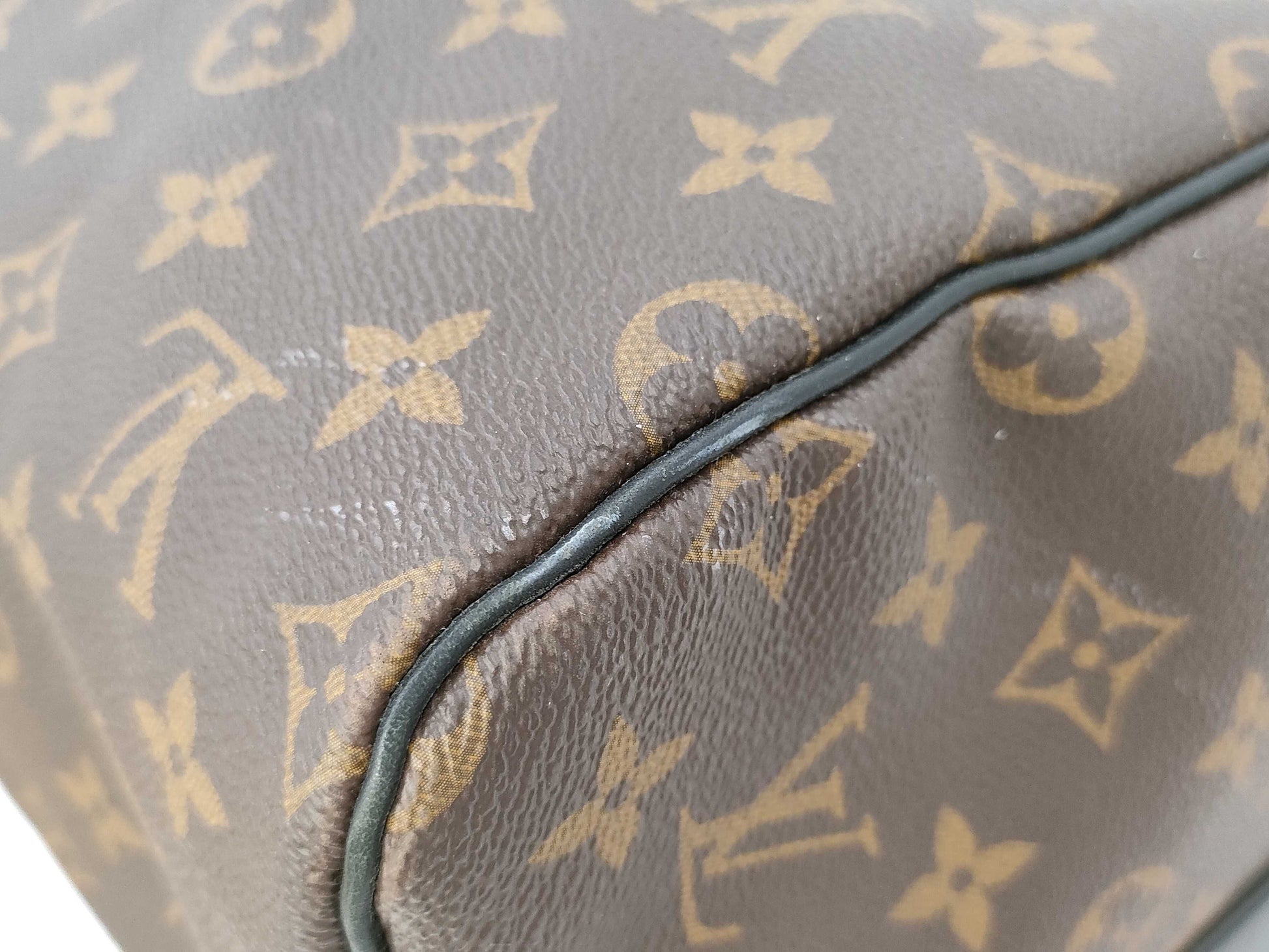 LOUIS VUITTON Louis Vuitton Monogram Macassar Keepall Bandouliere 55 M56714 Boston Bag