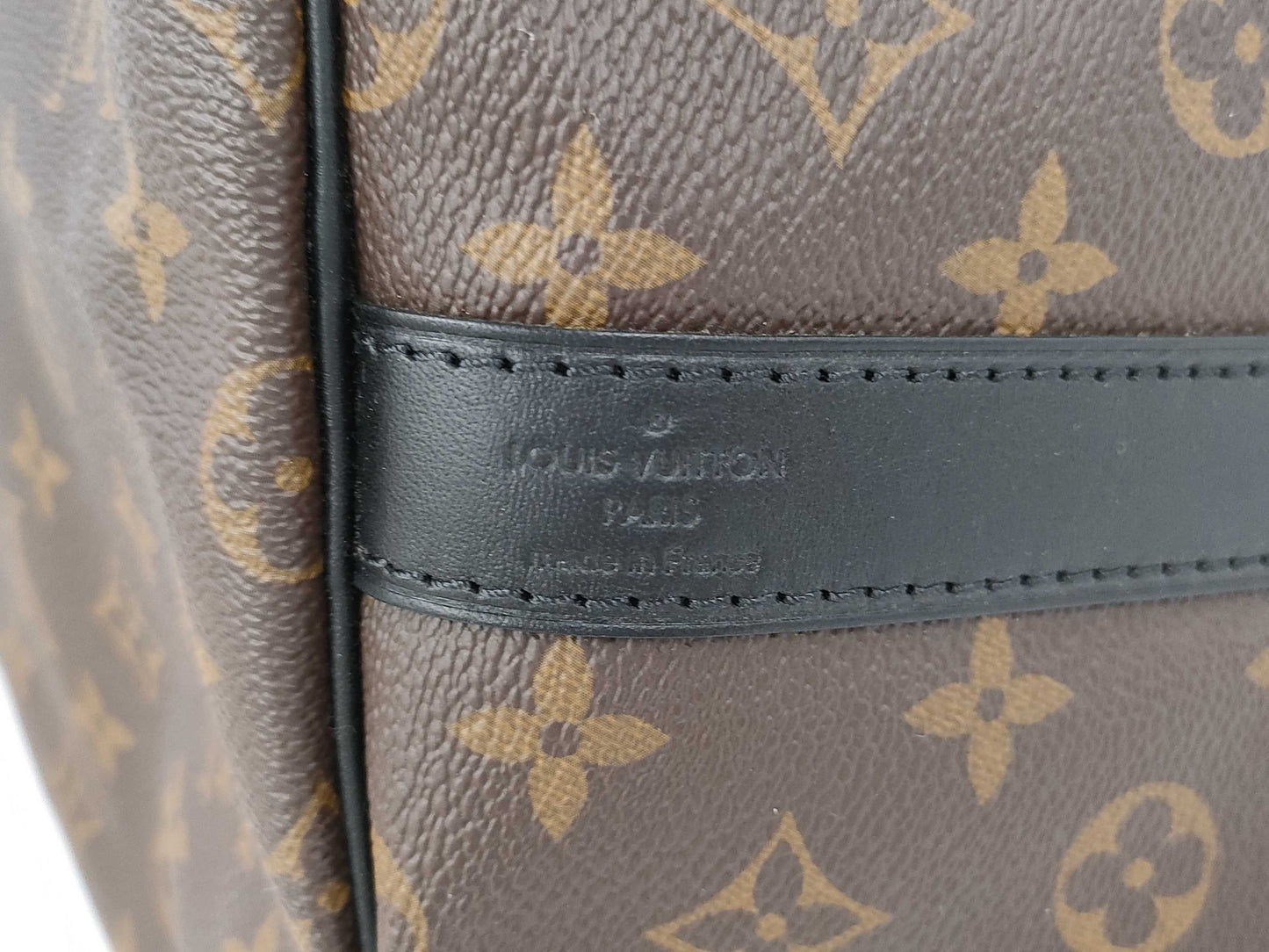 LOUIS VUITTON Louis Vuitton Monogram Macassar Keepall Bandouliere 55 M56714 Boston Bag