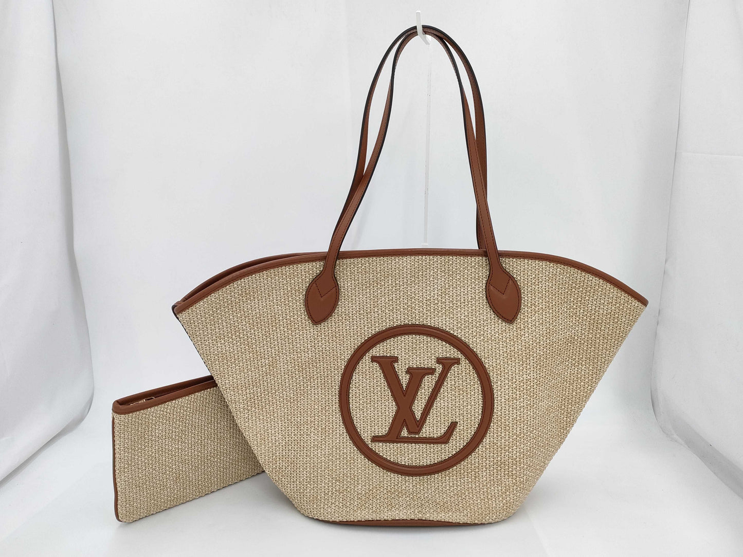 LOUIS VUITTON Knit Raffia Saint Jacques NM Tote M59963 Tote Bag