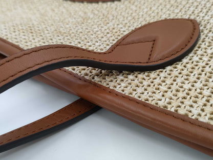 LOUIS VUITTON Knit Raffia Saint Jacques NM Tote M59963 Tote Bag