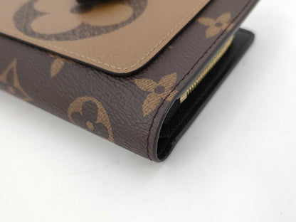 LOUIS VUITTON Louis Vuitton Monogram Reverse Portefeuille Juliet M69432 Wallet