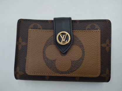 LOUIS VUITTON Monogram Canvas Giant Reverse Canvas Portefeuille Juliette M69432 Wallet