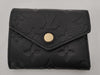 LOUIS VUITTON Monogram Empreinte Portefeuille Zoe Noir M62935 Wallet