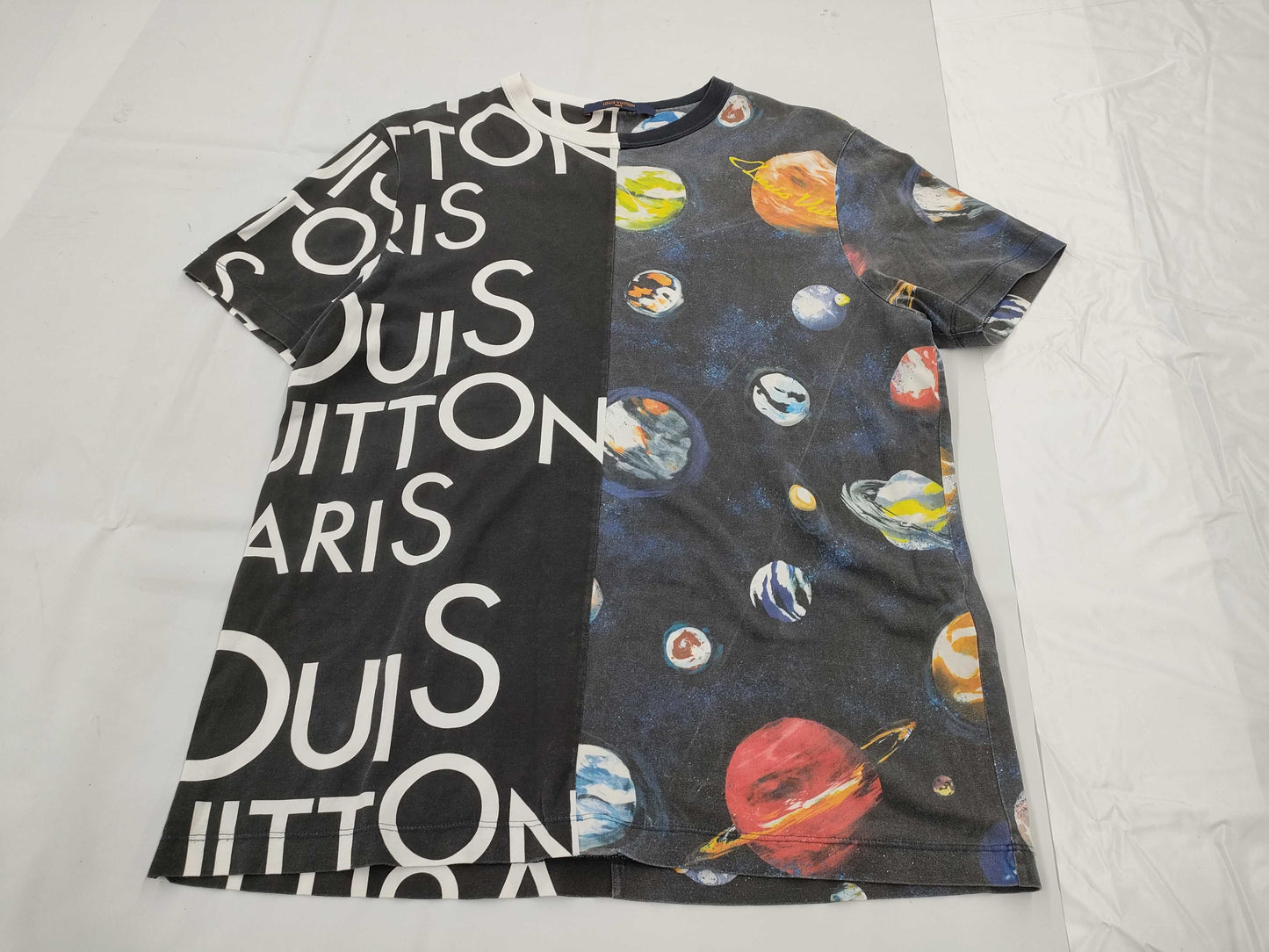 LOUIS VUITTON Louis Vuitton Two-tone Galaxy Shirt #M T-shirt