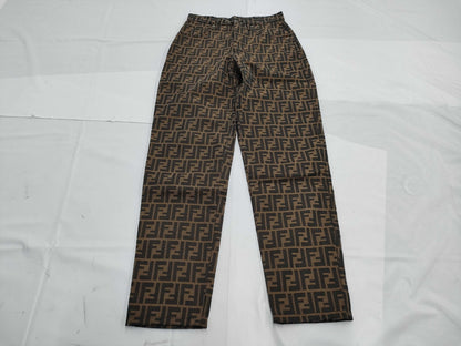 FENDI Zucca Pants Brown 41/27 inch