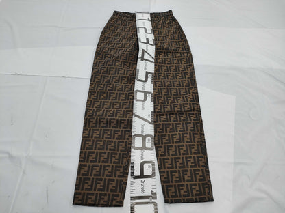 FENDI Zucca Pants Brown 41/27 inch