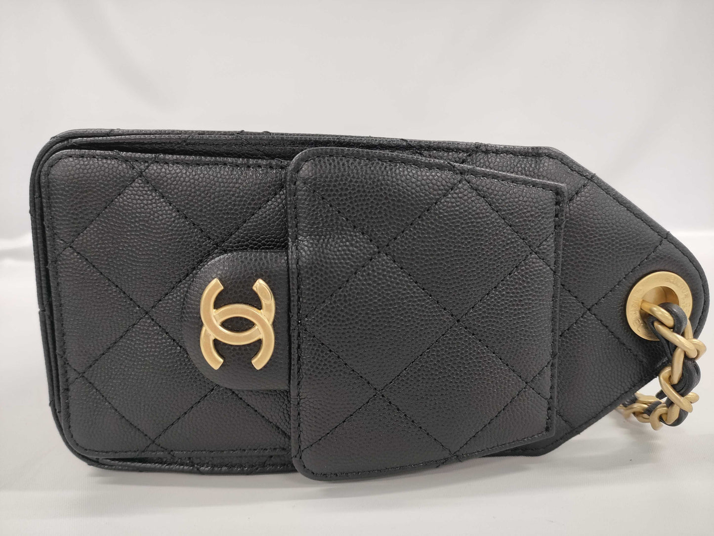 CHANEL Chanel 25 Mini Black G Hardware Shoulder Bag