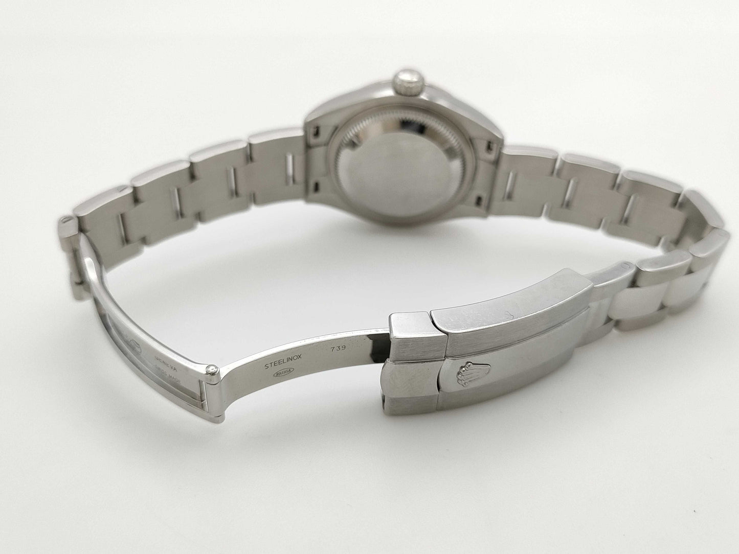 ROLEX 279174 1W845426 Silver Roman Women's Watch