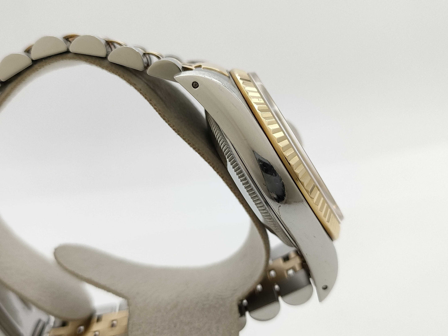 ROLEX 16233G X312445 Champagne Dial Boys' Watch