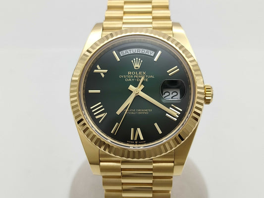 ROLEX 228238 C18Z2947 Green Ombre Men's Watch