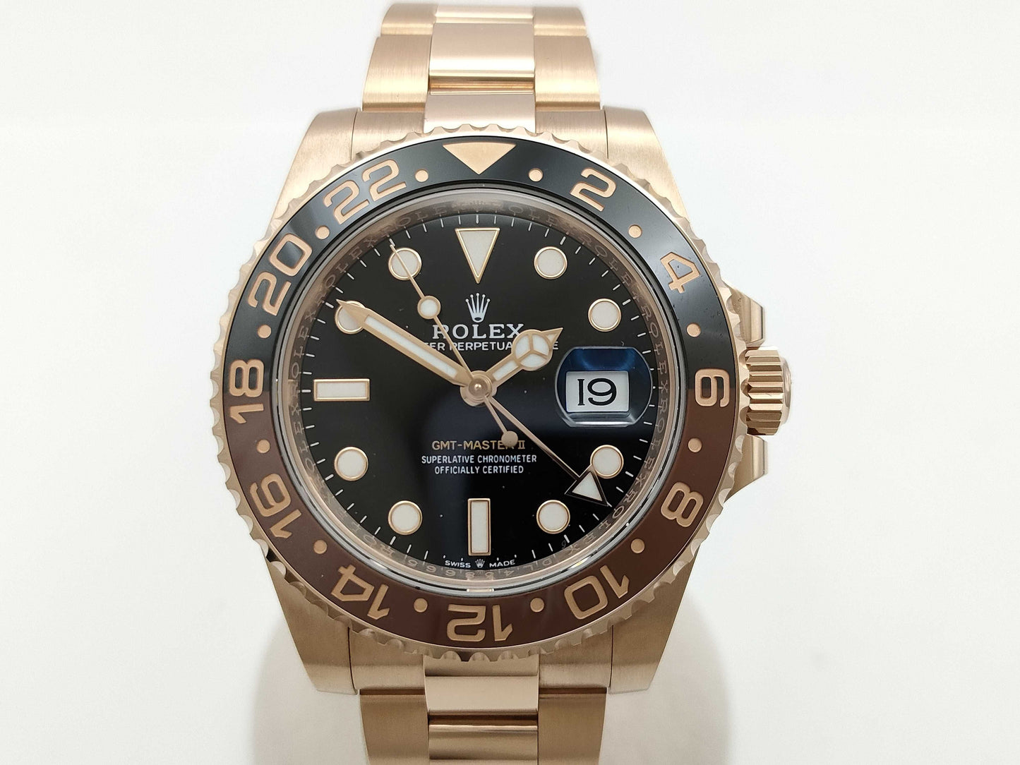 ROLEX GMT-Master II 126715CHNR DL438665 Black Dial Men's Watch