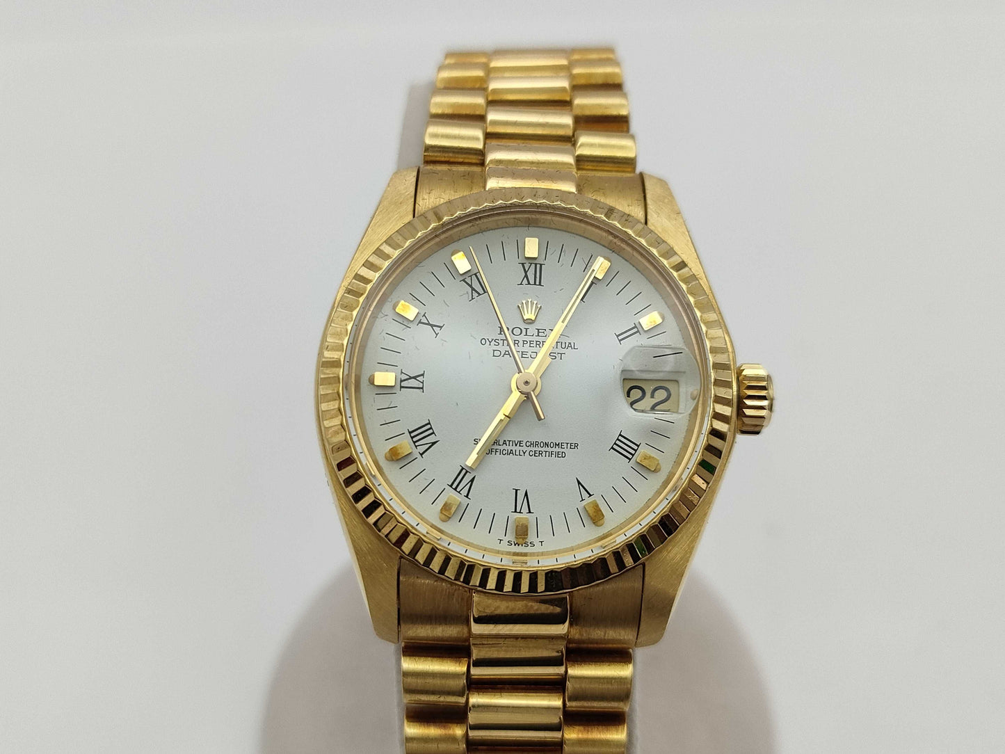 ROLEX Datejust 6827/8 5802580 White Dial Boys' Watch