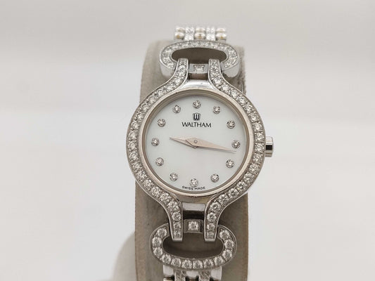WALTHAM 93591.52 T020062 Quartz K18 Shell Dial Women's Watch