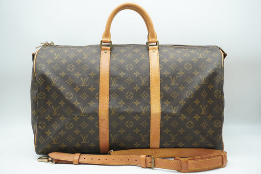 LOUIS VUITTON Monogram Key Polbangliere 50 M41416 Shoulder Strap Boston Bag