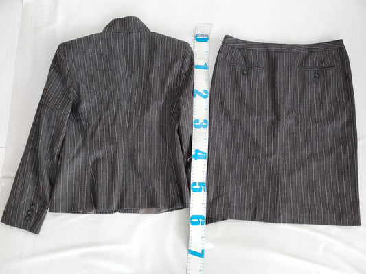 MaxMara MaxMara White Tag First Line Wool Set Jacket Skirt Other Apparel