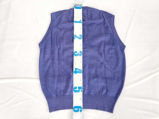 Yves Saint Laurent YSL Embroidered Knit Cardigan Vest