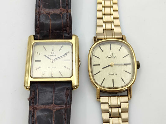 OMEGA 2-piece set De Vile Tank/Geneve Hand-wound Watch Summary Watch Summary 