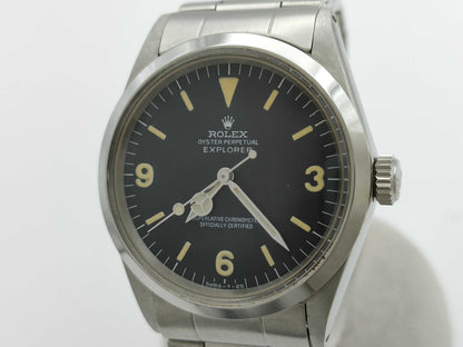 ROLEX 1016 2173382 Black Dial Tritium Oyster Breath Men's Watch