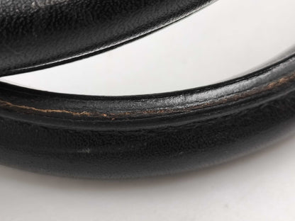 HERMES Birkin 35 Black Gold Fittings ○Y Handbag