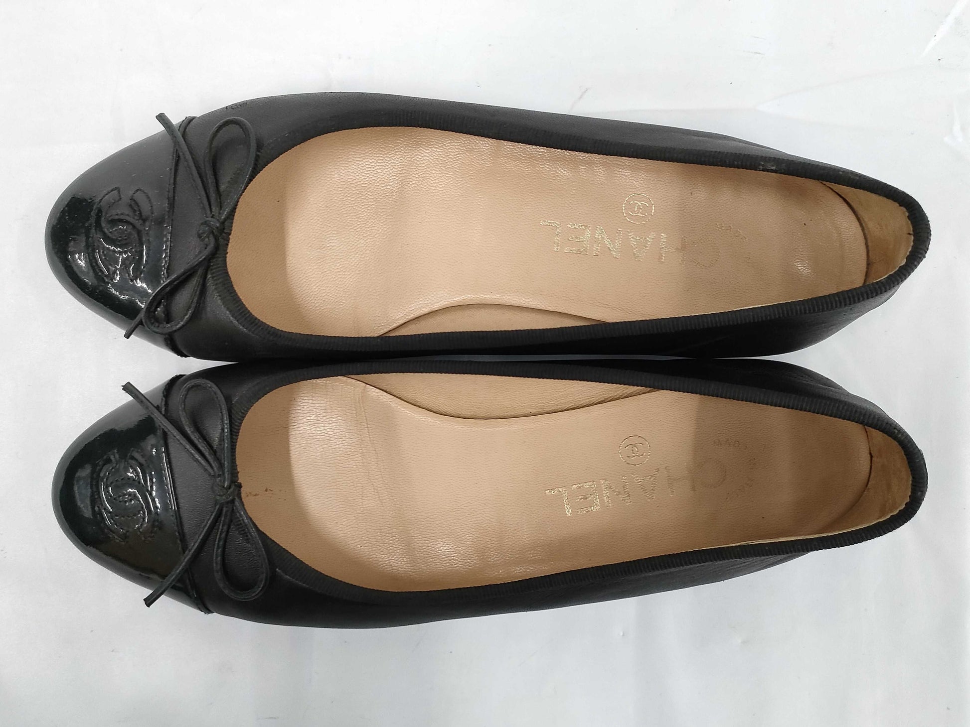 CHANEL Cocomark Black A02819 Size 38C Pumps 54 Pumps
