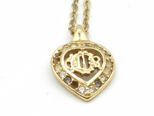 Dior Rhinestone Necklace with Removed Stones