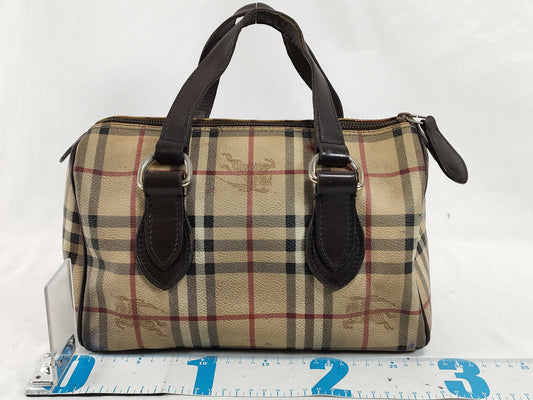 BURBERRY Nova Check Boston Bag