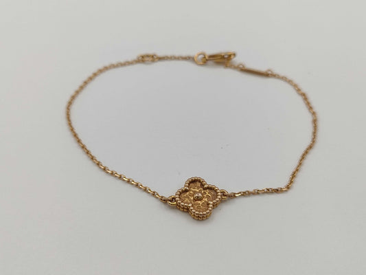 Van Cleef&Arpels Sweet Alhambra PG Au750 2.3g Bracelet & Bangle