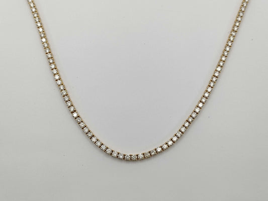 Diamond K14 25.9g Necklace 